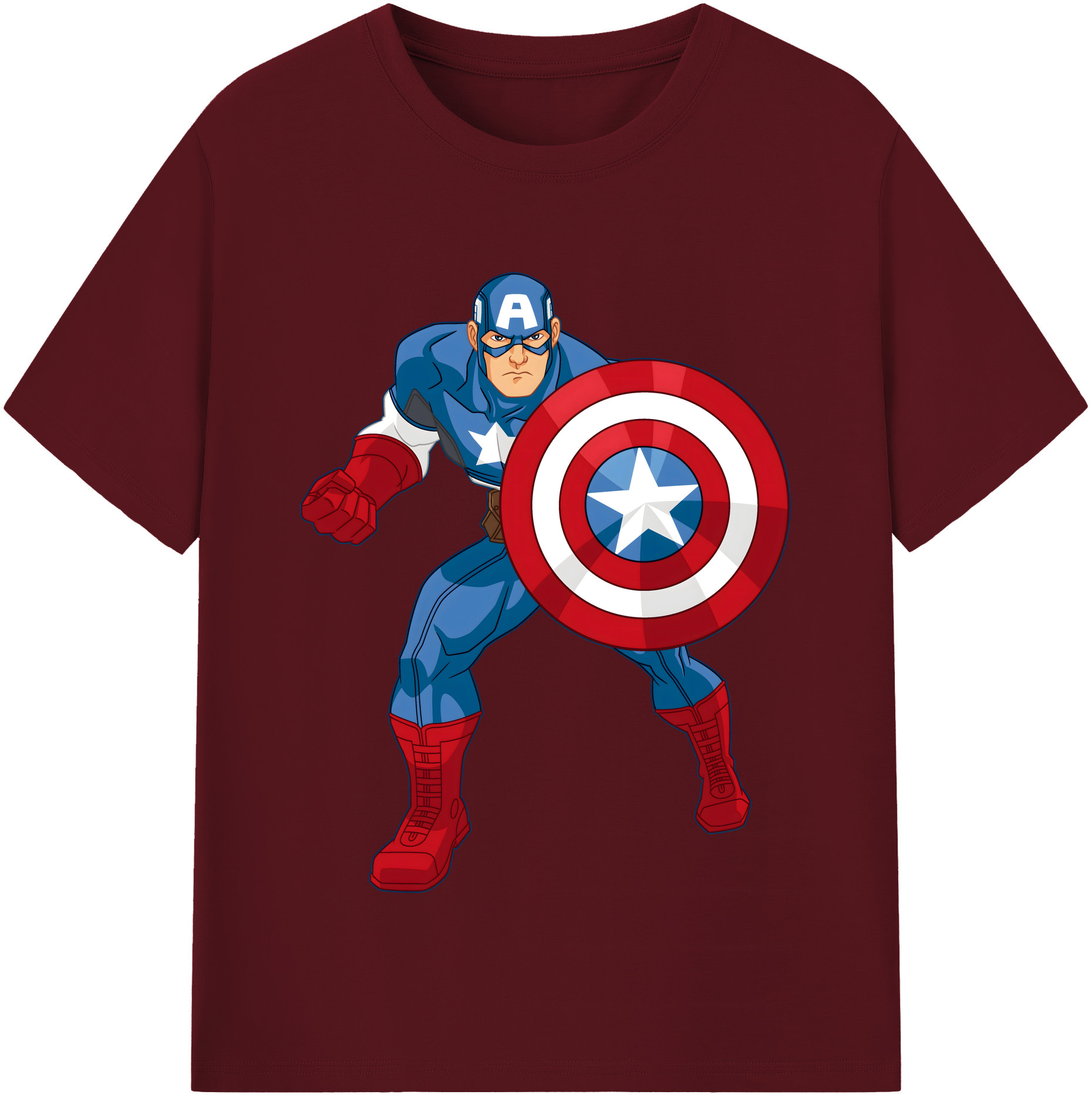 （画像用） アベンジャーズ The Avengers 綿100％半袖Tシャツ（フロントプリント）